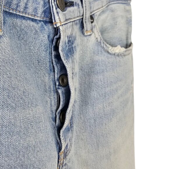 Moussy Vintage Womens Distressed Button Fly Skinny Jeans, Size 26 - Picture 11 of 11